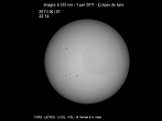 Eclipse partielle du soleil le 01/06/2011 à 22h14 à 535 nm