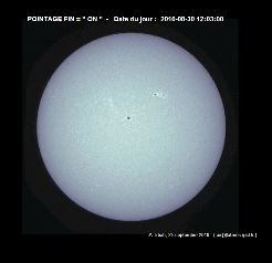 Images du Soleil prises à la longueur d'onde de 393 nm entre le 5 et le 31 Aout 2010